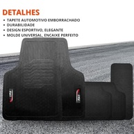 Jogo de Tapetes Automotivos Fiat 5 Peças em Borracha Premium com Logo Bordado - Universal - imagem 4