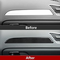 Adesivo Fibra de Carbono Copilot Painel Audi A4 B8 2008-2015 - Upgrade Interior Premium - imagem 5