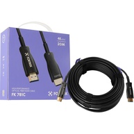 Cabo HDMI Fibra Óptica 4K 60Hz 20m Fortrek FK782C - Imagem Incrível e Conexão Estável - imagem 1