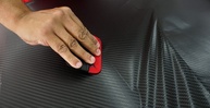 Adesivo Fibra de Carbono 3D Preto 3m - Envelopamento Automotivo Premium - imagem 1