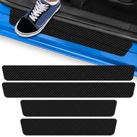 Kit 4 Adesivos Soleira Porta Fibra de Carbono - Proteção Anti Arranhões Premium para TOYOTA - imagem 2