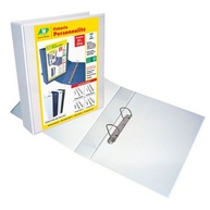 Fichário Cristal Branco 75mm: Organize-se com Elegância! - imagem 1