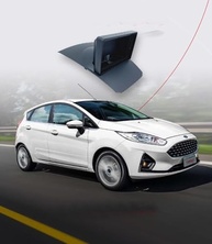 Moldura Painel Multimídia 9" Ford New Fiesta (2013-2018) - Instalação Perfeita! - imagem 3