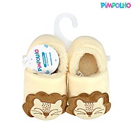 Pantufa Kids Leão Bege: Conforto e Estilo para os Pés do Seu Filho - imagem 2