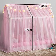 Mosquiteiro Mini Cama Montessoriana Voil 1,60m – Proteção Ideal para o Sono do Seu Filho - imagem 1