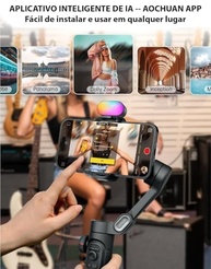 Gimbal Estabilizador 3 Eixos Portátil para Celular: Filmagens Profissionais e Estáveis - imagem 4