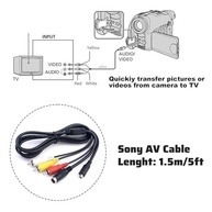 Cabo RCA para S-Video 1.5m para Sony Handycam: Conexão Perfeita para suas Filmagens! - imagem 5