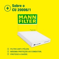 Filtro de Cabine MANN-FILTER CU20006/1: Ar Puro e Saúde para Fiat Argo, Cronos, Mobi, Fiorino, Siena, Palio e Uno - imagem 4