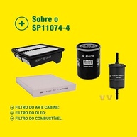 Kit Completo MANN-FILTER SP11074-4 para Honda Civic: Ar, Óleo, Combustível e Cabine - imagem 4