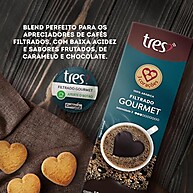 Café Filtrado Gourmet Três Corações 10 Cápsulas - imagem 4