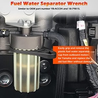 Chave Especial para Filtro de Combustível Yamaha 150-350 HP (2006-2020) - Remoção Fácil e Segura - imagem 5