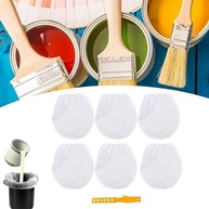 Sacos Filtro Tinta 6pcs + Agitador - Malha Fina com Abertura Elástica para Pintura Profissional - imagem 5