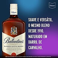 Ballantines Finest: Whisky Escocês 1L - Sabor Premium - imagem 1