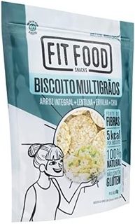 Fit Food Biscoito de Arroz Integral Multigrãos Pouch 90g - imagem 3