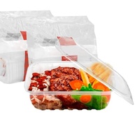 48 Potes Plástico Descartável Transparente - Ideal para Doces, Marmitas Fit e Armazenamento - imagem 4