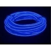 Fita de LED Neon Flexível Azul Cristal 5m 12V - Iluminação Tuning e Decorativa - imagem 3
