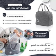 Lancheira Térmica Reutilizável Premium - Prova de Vazamentos e Ideal para Fitness - imagem 5