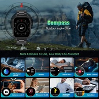 LIGE: Relógio GPS com Bússola e Monitoramento Fitness - imagem 2