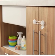 Travas de Gavetas Transparentes com Fixação 3M - Segurança Infantil Eficiente - imagem 3