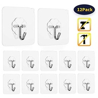Kit 12 Ganchos Adesivos Transparentes Limo - Fixação Inteligente e Versátil - imagem 4