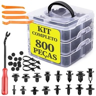 Kit 800 Peças Clipes e Rebites para Carro: Fixação Universal + Ferramentas - imagem 1
