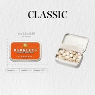 Barkleys Ginger Breath Mints - Strong Ginger Flavor Cool Mint Candy For Party, After Dinner, Wedding, Every Day Use - Vegan Breath Mints In Reusable Classic Travel Tins, 1 Pack, 50 Count Each - imagem 2