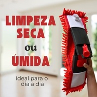 Mop Chenile com Cabo Flexível 120 cm - Limpeza Eficiente e Brilho Natural - imagem 3