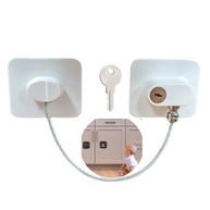 Trava de Segurança Multiuso Flexível Flysea - Proteja Sua Casa com Chave para Portas, Gavetas, Armários e Eletrodomésticos - imagem 2