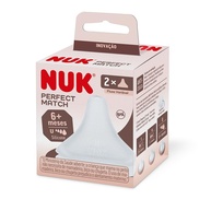 Kit 2 Bicos NUK Perfect Match – Fluxo Variável | Conforto e Segurança para Bebês - imagem 1