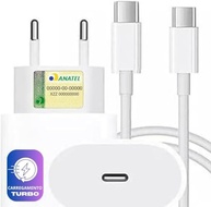 Carregador Turbo Tipo C 30W Ultra Rápido: Fonte + Cabo Reforçado para Samsung, iPhone 15/16 Pro Max e Android - imagem 2