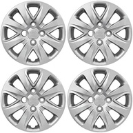 Calota Esportiva Aro 14" Prata Grid para Ford Ka Hatch/Sedan (2015-2018) - Jogo com 4 - imagem 2