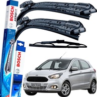 Kit Palheta Limpador Parabrisa Bosch Aerofit Dianteira + Traseira Ford Ka 2015-2018 - imagem 1