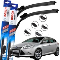 Kit 2 Palhetas Limpador Parabrisa Bosch Aerofit Multiclip Ford Focus 2014-2022 - imagem 1