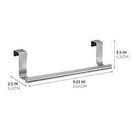 Toalheiro iDesign Forma - Aço Inoxidável Escovado | Organize Banheiro e Cozinha com Estilo - imagem 3