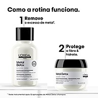 Kit L’Oreal Metal Detox: Shampoo + Máscara para Cabelos Fortes - imagem 2