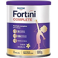 Fortini Complete Baunilha: Nutrição Infantil Completa 800g - imagem 1