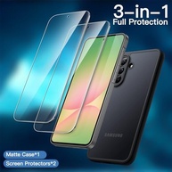 JETech Capa Fosca 3 em 1 para Samsung Galaxy A56 5G: Proteção Completa com 2 Protetores de Tela - imagem 4