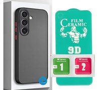 Capa Anti Impacto Fosca Preta Translúcida com Proteção de Câmera para Samsung Galaxy A55 | FD Acessórios - imagem 2