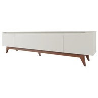 Rack Flynt 219 cm – Design Natural com Detalhes Off White Fosco - imagem 3