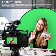 Fundo Chroma Key 142cm: Ideal para YouTube e Fotos! - imagem 2