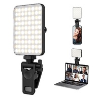 Luz de Selfie Recarregável LED para iPhone: Iluminação Ajustável para Fotos, Vídeos e Lives - imagem 2