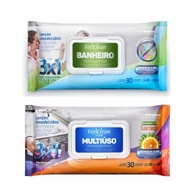 Kit Lenços Umedecidos Home: Limpeza Total para Banheiro e Multiuso com Fragrância Floral - imagem 2