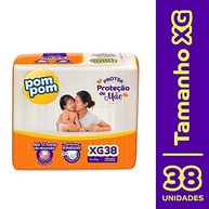 Fralda Pom Pom Protek Derma - Proteção Hidratante com Extratos Naturais - Mega XG 38 Unidades - imagem 3