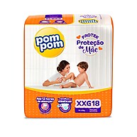 Fralda Pom Pom Protek Jumbo XXG: Conforto e Proteção por 12 Horas - imagem 1