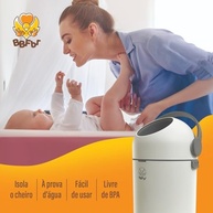 Lixeira Mágica Antiodor 10L - Sistema de Vedação Avançado para Fraldas, Banheiro e Pets | Antibacteriana e Antiviral - imagem 5