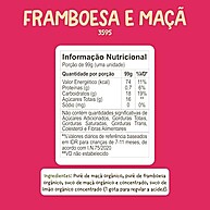 Natuzinho Orgânico: Papinha Framboesa & Maçã (99g) - imagem 3