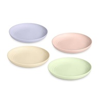 Kit com 4 Pratos de Fibra de Bambu | Sustentáveis, BPA-Free e Resistentes - imagem 2