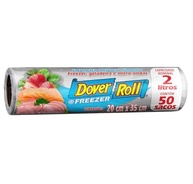 Freezer-Roll Saco para Alimentos 2L Transparente - Rolo com 50 Unidades | Conservação Prática e Segura - imagem 2