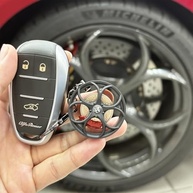 Chaveiro em forma de cubo de disco de freio de trevo de quatro folhas, para todos os Alfa Romeo Giulia Stelvio Tonale Giulietta 159 - imagem 4