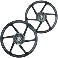 Par de Rodas Liga Leve Freio Tambor CG 125 Fan (2009-2018) com Rolamentos - Performance e Estilo! - imagem 2